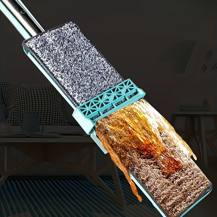 5-Set, Ultra-Durable Rotating Floor Mop with 1/2/3/4/5 Reusable Microfiber Pads