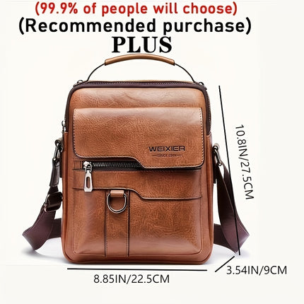 Fashionable High-End Vintage Shoulder Bag, Vertical Business Versatile Casual Crossbody