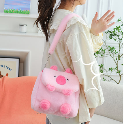 Cartoon Capybara Plush Backpack, Cute Bag, High-Quality Versatile Plush Bag