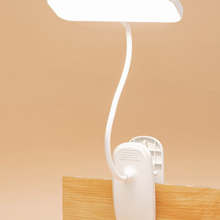 Clip-on LED Table Lamp Rechargeable Plug-in Reading Bedside Lamp In Student Dormitory