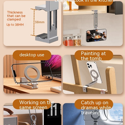 360-degree Rotating Folding Travel Mobile Phone Magnetic Bracket