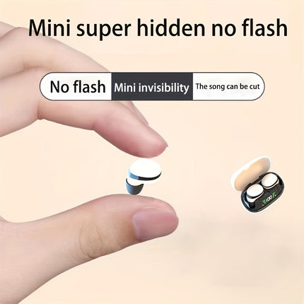 Wireless Headphones - Impossibly Compact Peanut Design,