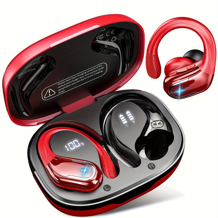 Wireless Earbuds for Running Sports, Wireless Earphones with Earhooks Pure Bass Sound