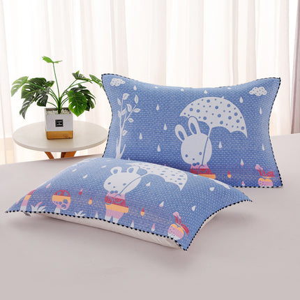 Three-layer Blended Gauze Pillow Cover Cotton Printed Towel