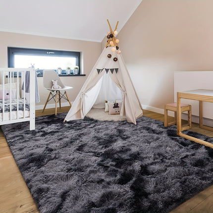 Extra Large Plush Mat - Extra Long 270x370cm/106.23x145.66in Soft Fluffy Mat, Non-Slip Backing,
