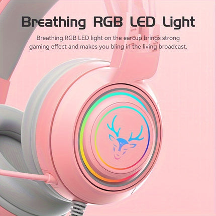 Detachable & Surround Sound - Fashionable Cute Design for Girls - Perfect Mini Size Game Headset
