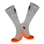 Gray And Black Thin Socks / Free Size