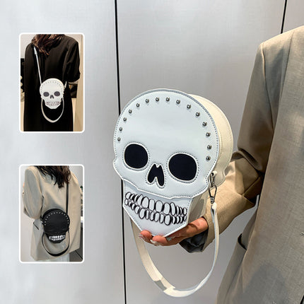 Halloween Skull Shoulder Bag Girls Funny Cute