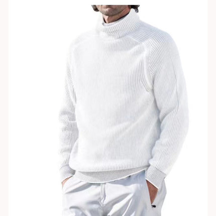 Men's Wool High Collar Warm Sweater