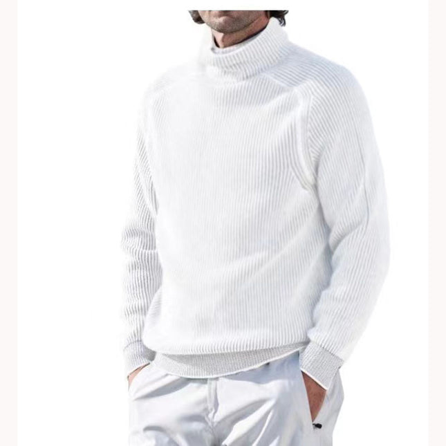 Men's Wool High Collar Warm Sweater