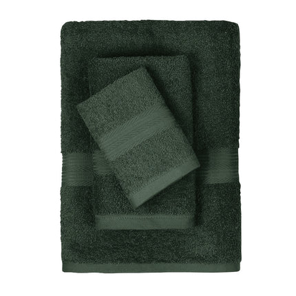 Household Soft Absorbent Solid-Colored Pure Cotton Towel Set Of Three