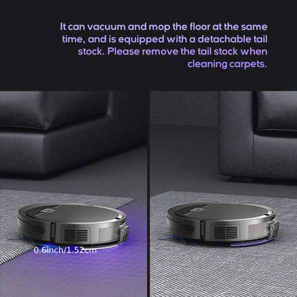 Robot Vacuum Cleaner, 4000pa Max Power Suction, Scheduled Cleaning, Automatic Recharge