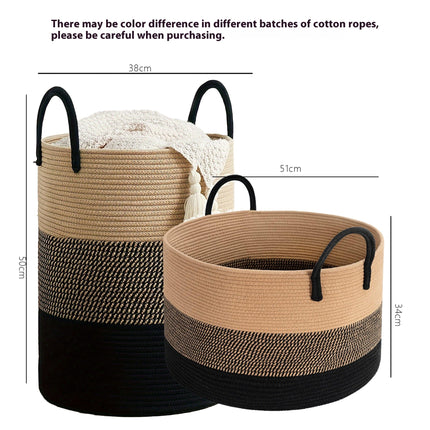 Cotton String Woven Storage Basket Storage Basket