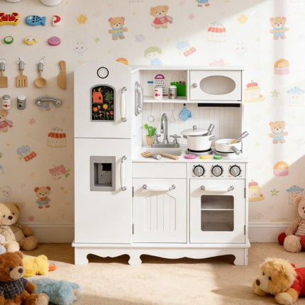 Wooden Kitchenette,Kids Kitchen Playset