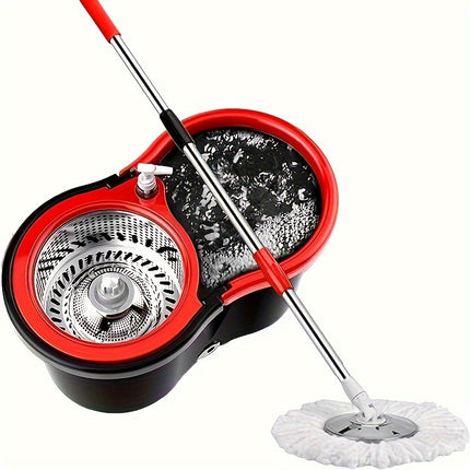 1 Set, BOP Household Spin Mop And Bucket Set With 3 Mop Heads