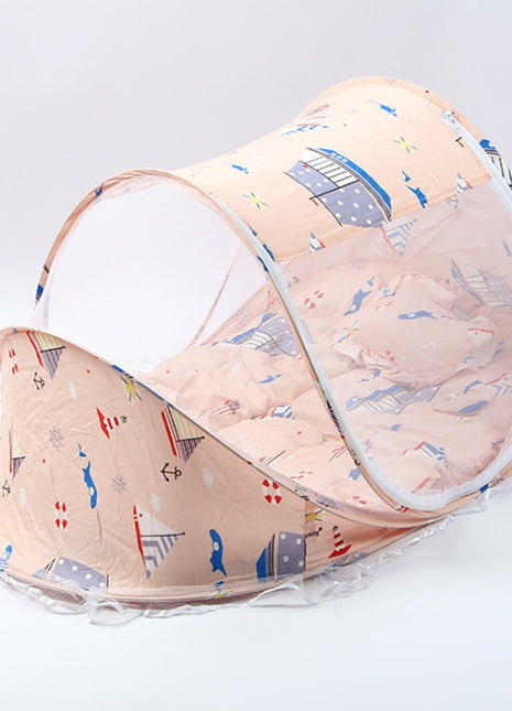 Foldable  Baby Bed Net With Pillow Net 2pieces Set