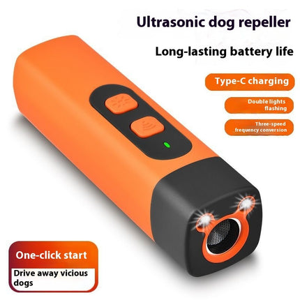 Pet Dog Repeller Ultrasonic Dog Training Device Rechargeable Anti Dog