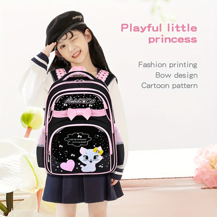 New cute and trendy children's backpack for elementary school students girls 6 12 years old lightweight