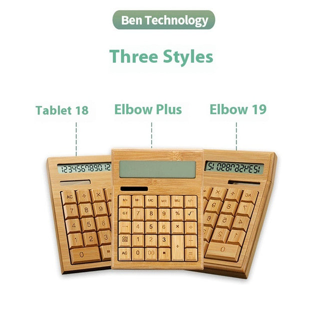 Solar Bamboo Calculator Office Environmental Protection