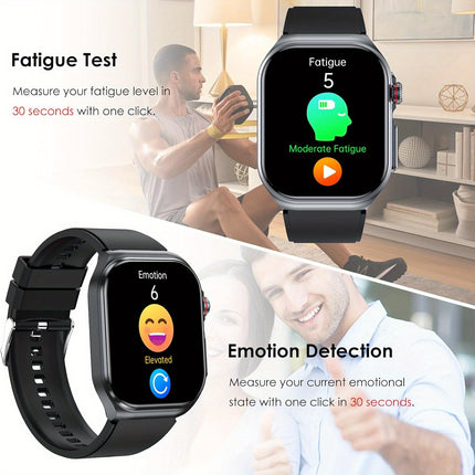 2026 New Smartwatch for Women Men, 5.18cm AMOLED Screen, 530mAh Long-Last Battery, BT 5.3 Calls,