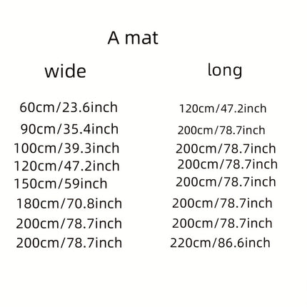 A Summer Mattress, Outdoor Camping Futon Mat, Floor Mat, Breathable and Cool Fabric, Easy to Fold,