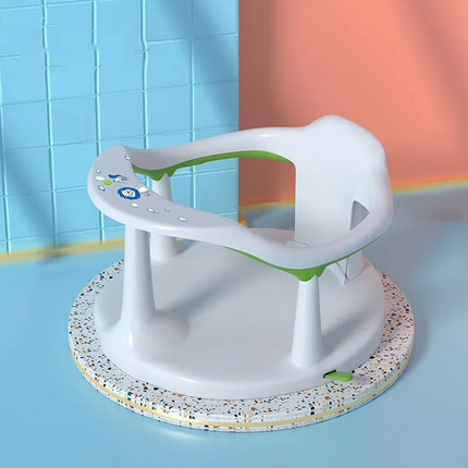 Newborn baby bath stool with suction cup anti slip fall baby hug type bath chair, children's bathroom stool