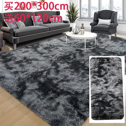 Buy Large, Get Small Free!! Soft Plush Mat for Bedroom and Living Room - Lightweight