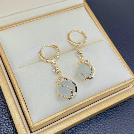 Cat's Eye Earrings Women's Fashion