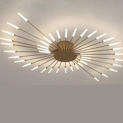 Nordic Minimalist Modern Atmosphere Living Room Fireworks Led Ceiling Light