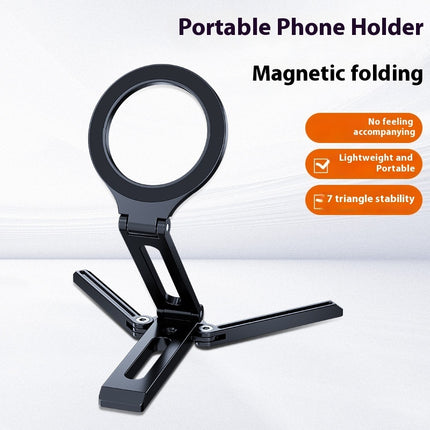 Aluminum Alloy Magnetic Mobile Phone Holder Multifunctional Folding