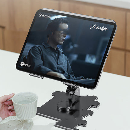 Folding Aluminum Alloy Desktop Swivel Laptop Stand