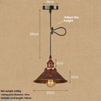 Bulb With Tungsten Wire / D0032 Rust Color / 22cm