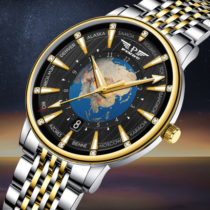 Men'S Automatic Watch - Business & Formal Watch with Stainless Steel Strap, Mechanical Movement,