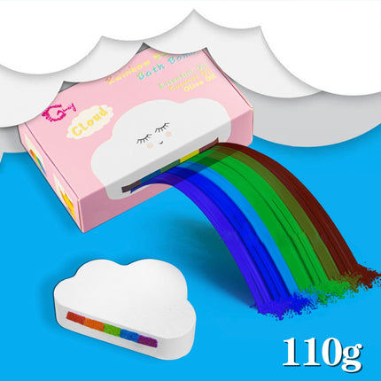 Cloud Foot Bath Bath Salt New Creative Rainbow