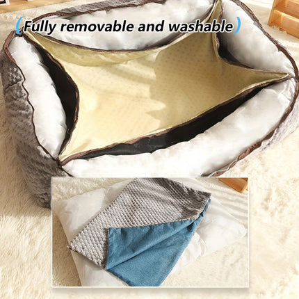 Sofa Bed for Dogs & Cats - Washable, Non-Slip Bottom