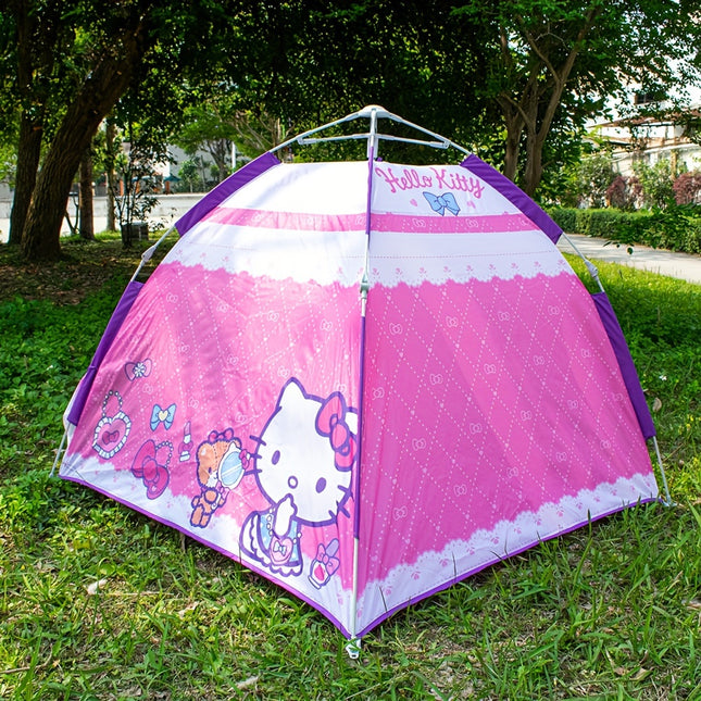 One Piece of Sanrio Hello Kitty Pop-Up Tents, Easy to Set Up for Gatherings, Perfect for Family Camping And Hiking, Great As Birthday And Holiday Presents.