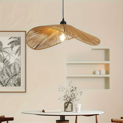 1 Bohemian Rustic Woven Vine Chandelier, 40.01 cm, No Bulbs Included