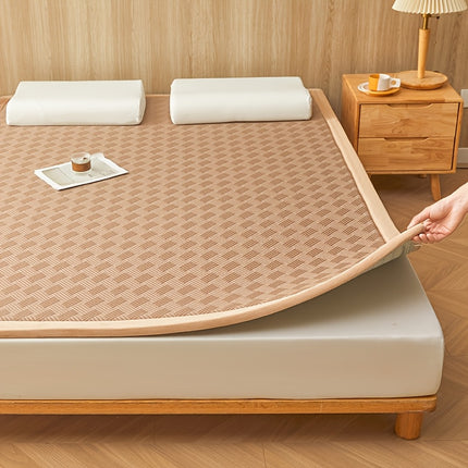 A Summer Mattress, Outdoor Camping Futon Mat, Floor Mat, Breathable and Cool Fabric, Easy to Fold,