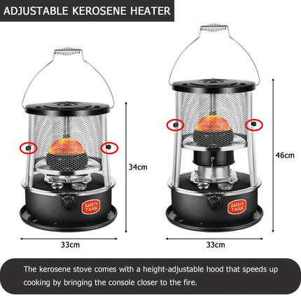 Heaters for Indoor Use, Portable Heater for Camping, Kerosene Stove Non Electric Heaters