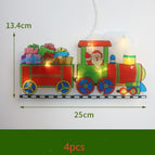 Train Christmas / 4PCS