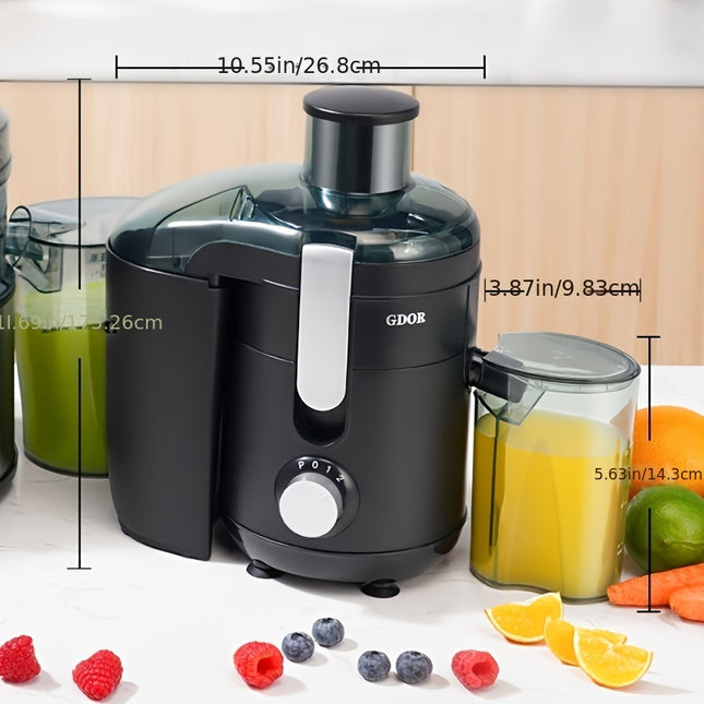 Centrifugal Juice Machine with Large 65mm Feed Chute For Fruit and Vegetable, 3-Speed Modes