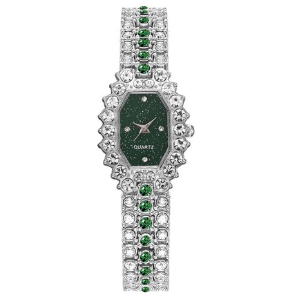 New Ladies Watch Diamond Starry Emerald Fashion