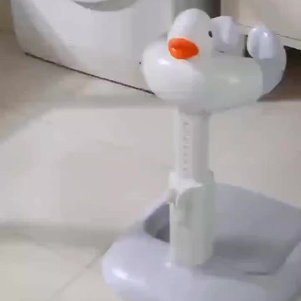 Adjustable Height Children's Bath Stool with Non-Slip Base