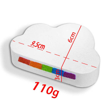 Cloud Foot Bath Bath Salt New Creative Rainbow