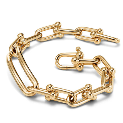 Vacuum Plated Large Chain Hip Hop Necklace