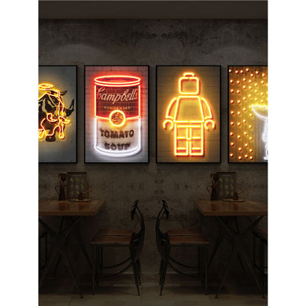 Bar Wall Decoration Trend Neon Lights LED Luminous Murals