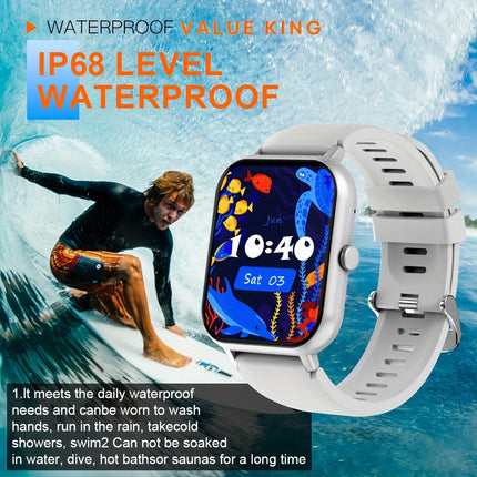 Smartwatch for Men And Women Gift, 4.65 cm Full Touch Screen Smartwatch with Text And Call Capabilities