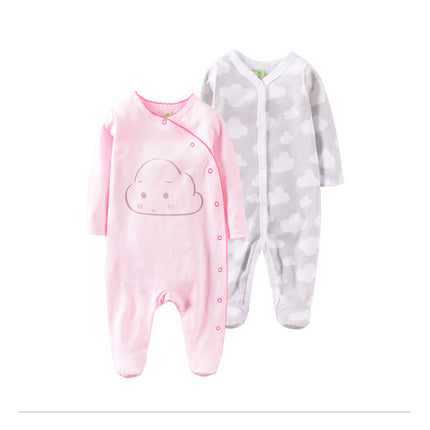 1 Year Old Baby Suit Cartoon Embroidered Cotton Newborn