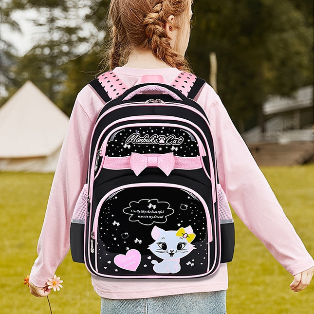 Lightweight Backpacks for Girls in Grades One to Six, Ages 6-12, Popular Among Kids