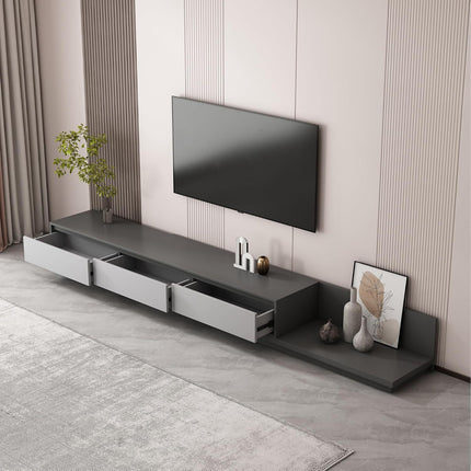Cabinet, Suitable for 80-inch TV, 79"-130" Length Living Room Bedroom Entertainment Center Table,